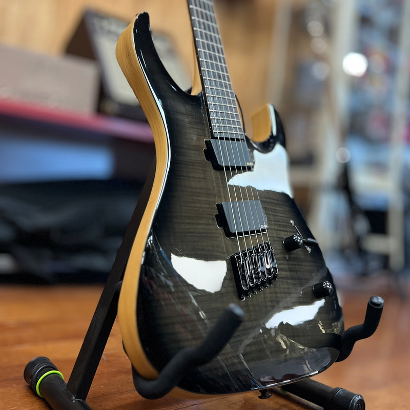 USED Zereth S6 Prototype Fanned Fret Electric Guitar w/ Case