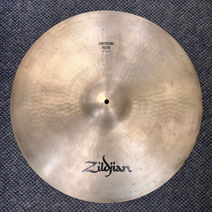 USED Zildjian 22" Medium Ride Cymbal