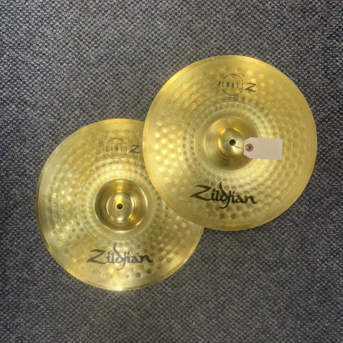 USED Zildjian Planet Z Hi-Hat Cymbals 14 in. Pair