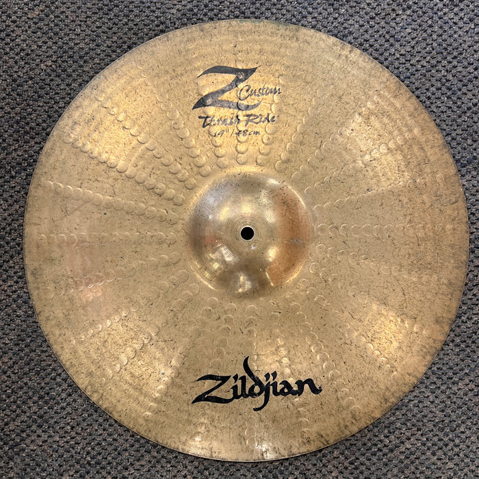USED Zildjian Z Custom Thrash Ride Cymbal 19"