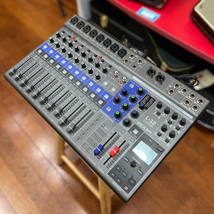 USED Zoom LiveTrak L-12 Digital Mixer Recorder