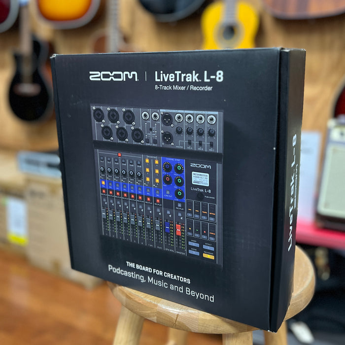 USED Zoom LiveTrak L-8 8-Channel Digital Mixer & Recorder