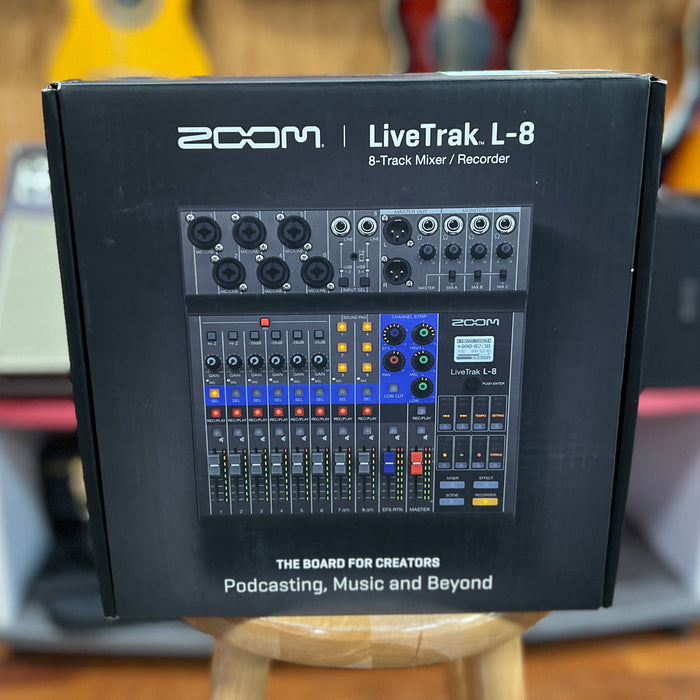 USED Zoom LiveTrak L-8 8-Channel Digital Mixer & Recorder