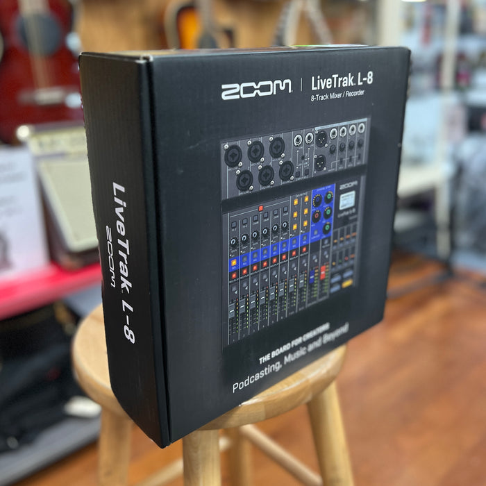 USED Zoom LiveTrak L-8 8-Channel Digital Mixer & Recorder