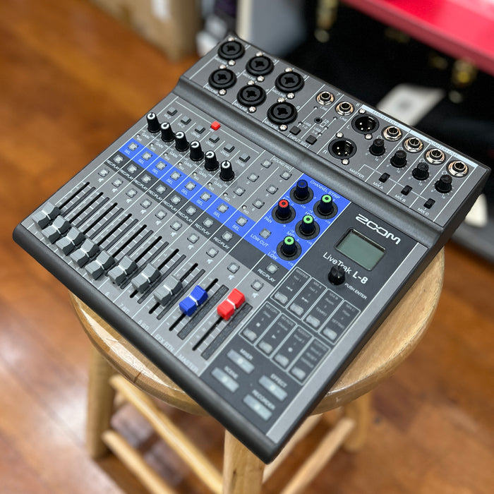 USED Zoom LiveTrak L-8 8-Channel Digital Mixer & Recorder