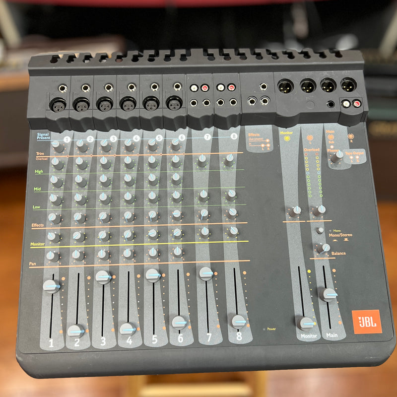 USED jbl eon Musicmix 10 Channel Stereo Mixer w/ Original Box