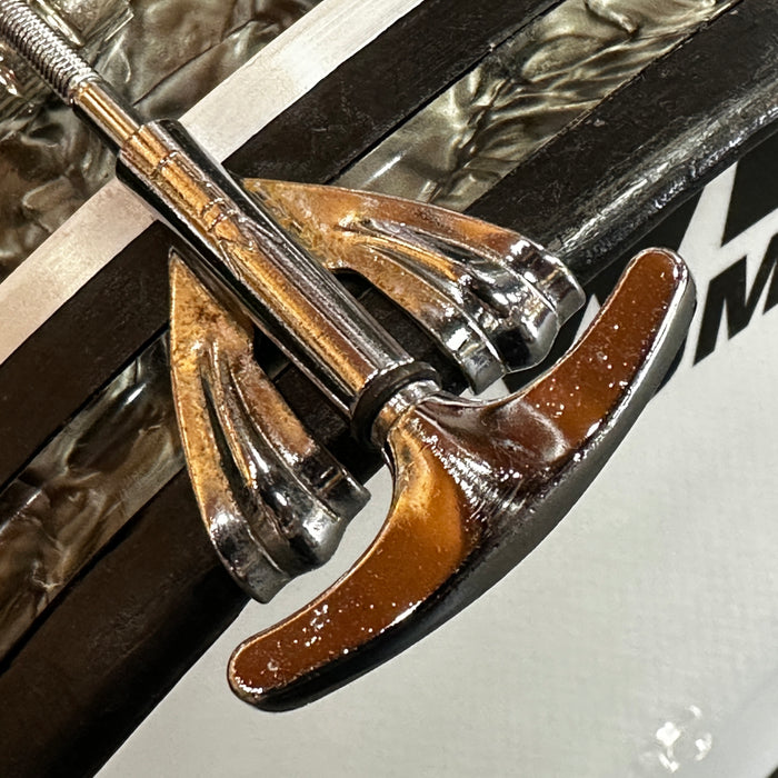 VINTAGE 1950's WFL / Ludwig 4-pc Shell Pack, Black Oyster Pearl