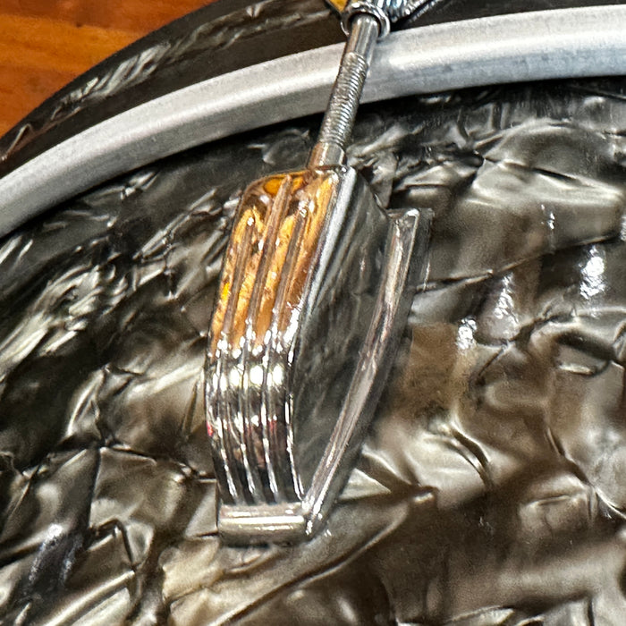 VINTAGE 1950's WFL / Ludwig 4-pc Shell Pack, Black Oyster Pearl