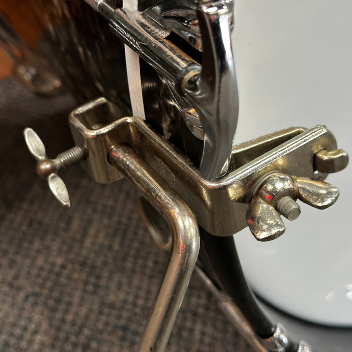 VINTAGE 1950's WFL / Ludwig 4-pc Shell Pack, Black Oyster Pearl