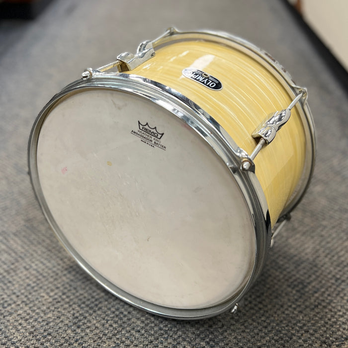 VINTAGE 1960's Olympic MIE 4-Piece Drum Shell Pack, White Marine Pearl