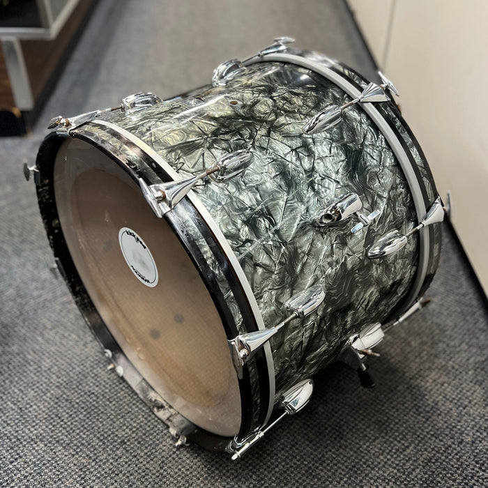 VINTAGE 1960's Stewart MIJ 3-Piece Drum Shell Pack, Black Diamond