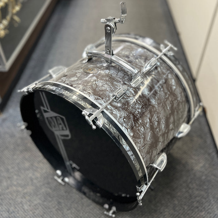 VINTAGE 1960's Stewart MIJ 4-Piece Drum Shell Pack, Black Diamond