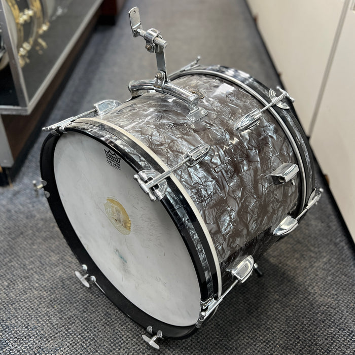 VINTAGE 1960's Stewart MIJ 4-Piece Drum Shell Pack, Black Diamond