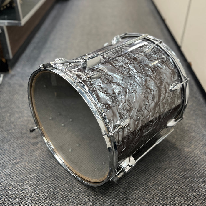 VINTAGE 1960's Stewart MIJ 4-Piece Drum Shell Pack, Black Diamond