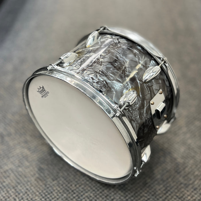 VINTAGE 1960's Stewart MIJ 4-Piece Drum Shell Pack, Black Diamond