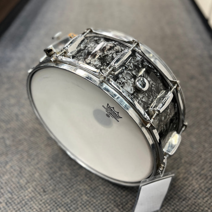 VINTAGE 1960's Stewart MIJ 4-Piece Drum Shell Pack, Black Diamond