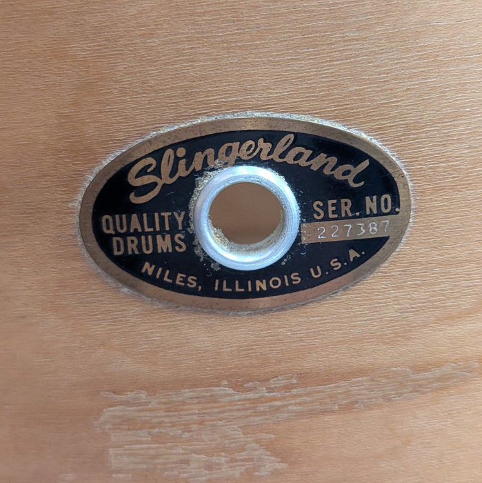 VINTAGE 1966 Slingerland 4-Piece Shell Pack - Natural Maple