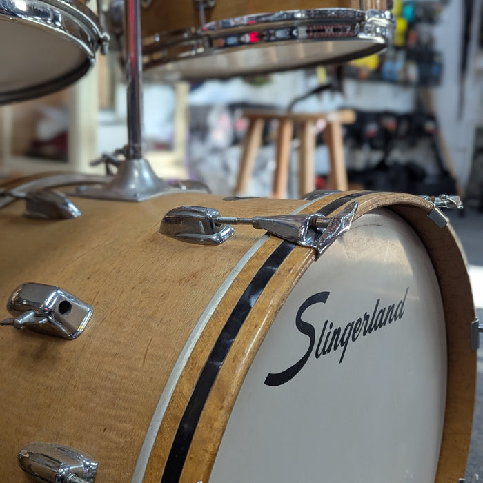 VINTAGE 1966 Slingerland 4-Piece Shell Pack - Natural Maple