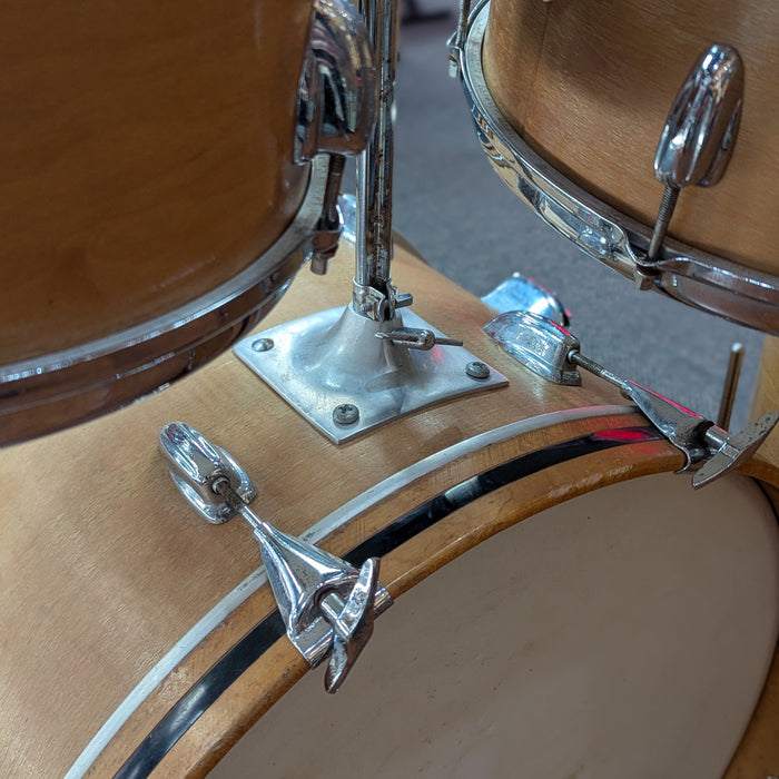 VINTAGE 1966 Slingerland 4-Piece Shell Pack - Natural Maple