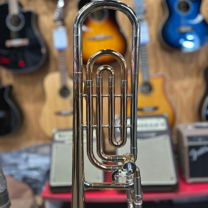 VINTAGE 1976 Olds Recording F-rotor Trombone w/ Original Case