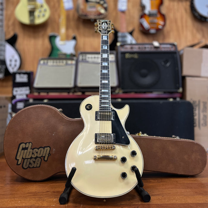 VINTAGE 1993 Gibson Les Paul Custom w/ OHSC, Alpine White, USA