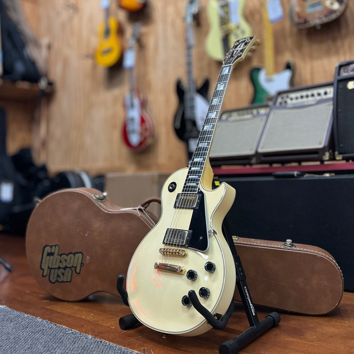 VINTAGE 1993 Gibson Les Paul Custom w/ OHSC, Alpine White, USA