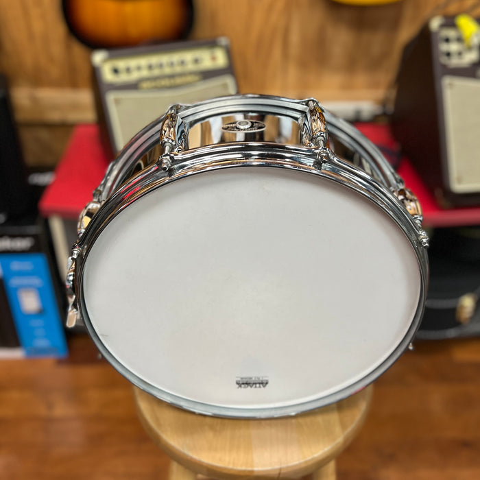 VINTAGE 80s Slingerland 14 x 5 Steel Snare Drum