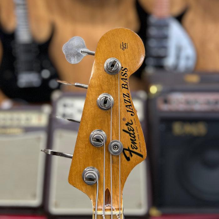 VINTAGE AS IS 1974 Fender Jazz Bass, Sunburst w/ OHSC (#510353)