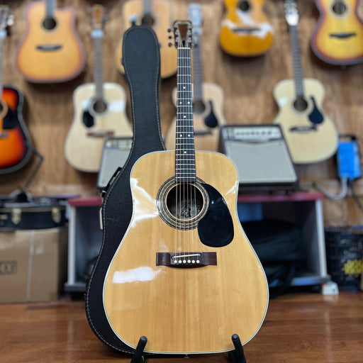 VINTAGE Alvarez 5023 Dreadnaught Acoustic Guitar, w/ Chipboard Case, Made in Japan-Dirt Cheep