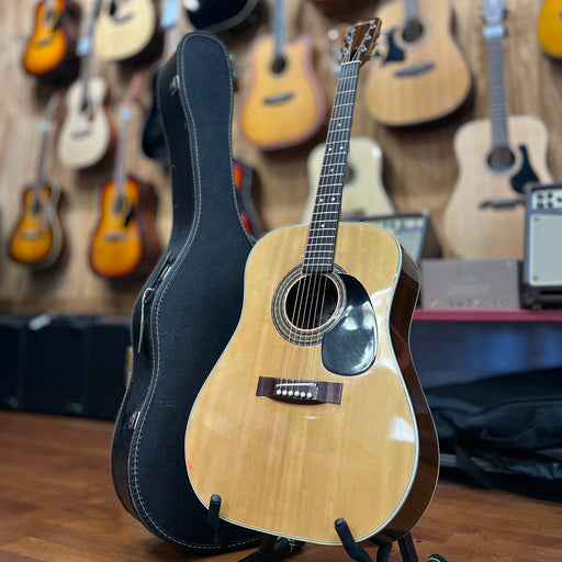 VINTAGE Alvarez 5023 Dreadnaught Acoustic Guitar, w/ Chipboard Case, Made in Japan-Dirt Cheep