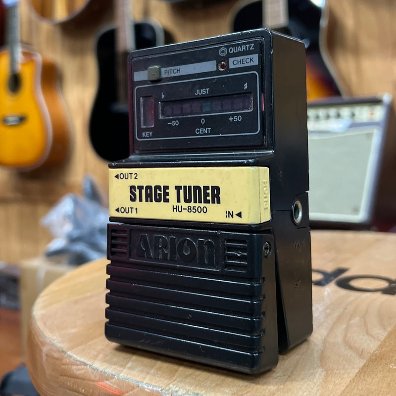 VINTAGE Arion HU-8500 Stage Tuner Pedal, Made in Japan
