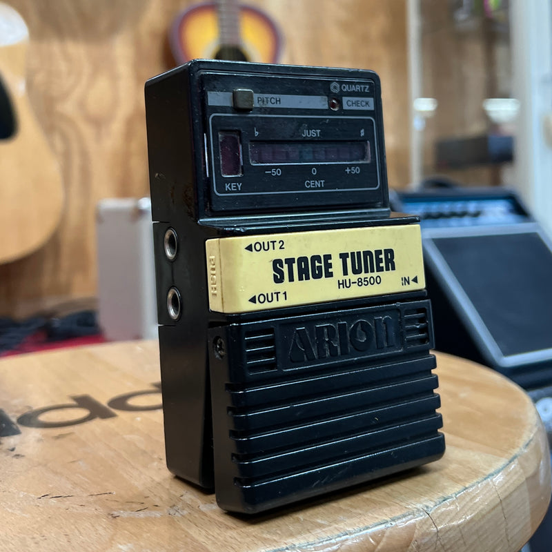 VINTAGE Arion HU-8500 Stage Tuner Pedal, Made in Japan