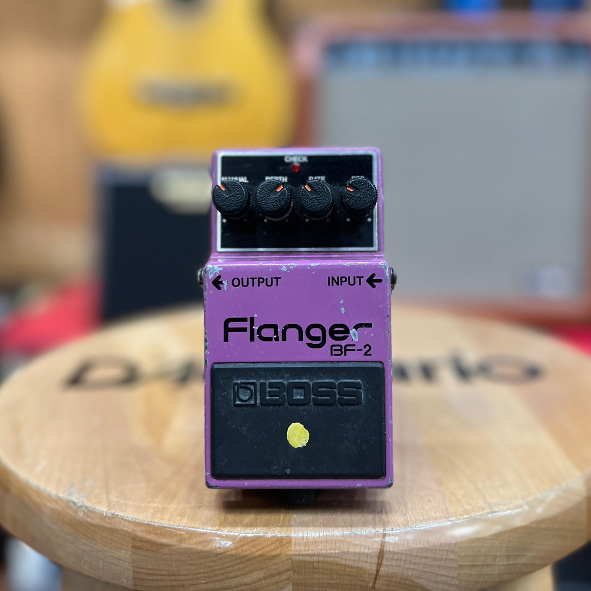 VINTAGE Boss BF-2 Flanger Pedal 1984-1990 (Green Label) MIJ — Dirt Cheep