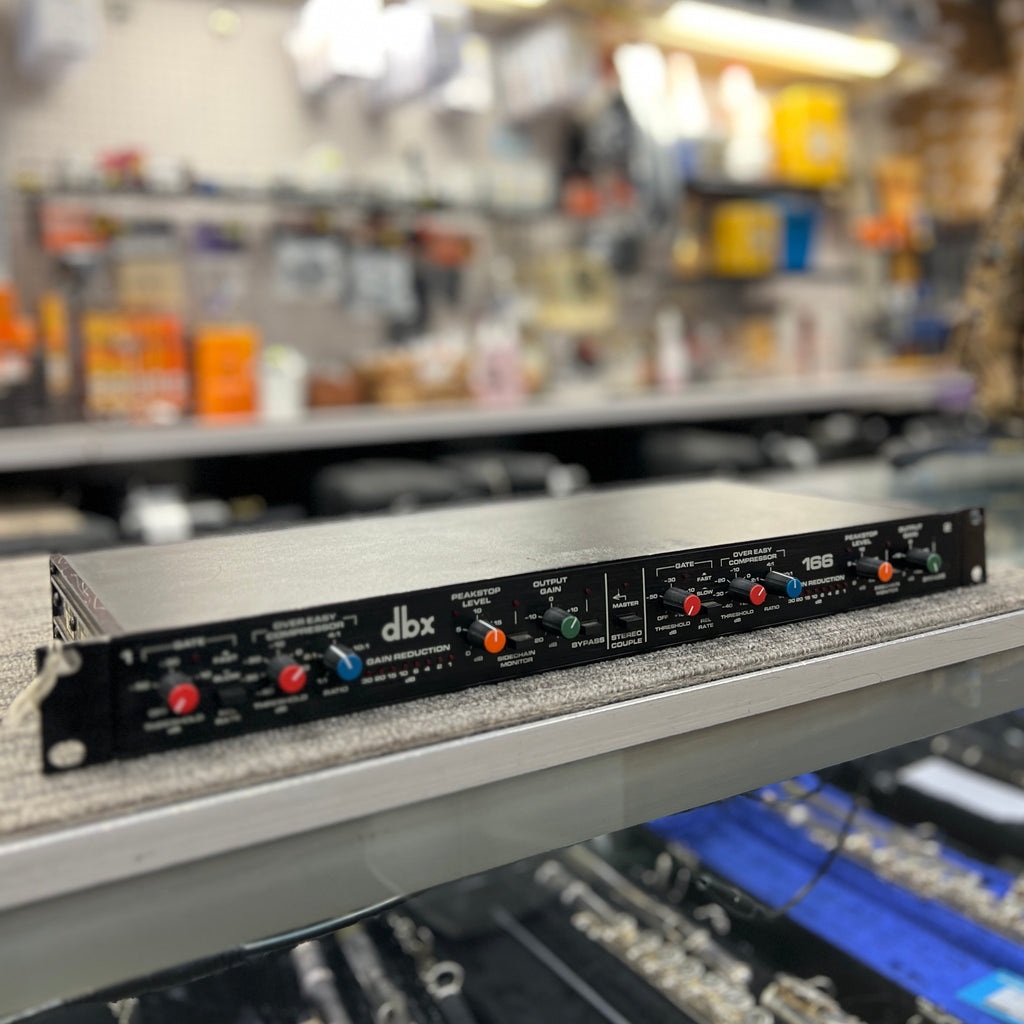 VINTAGE DBX 166 Stereo Compressor/Limiter — Dirt Cheep