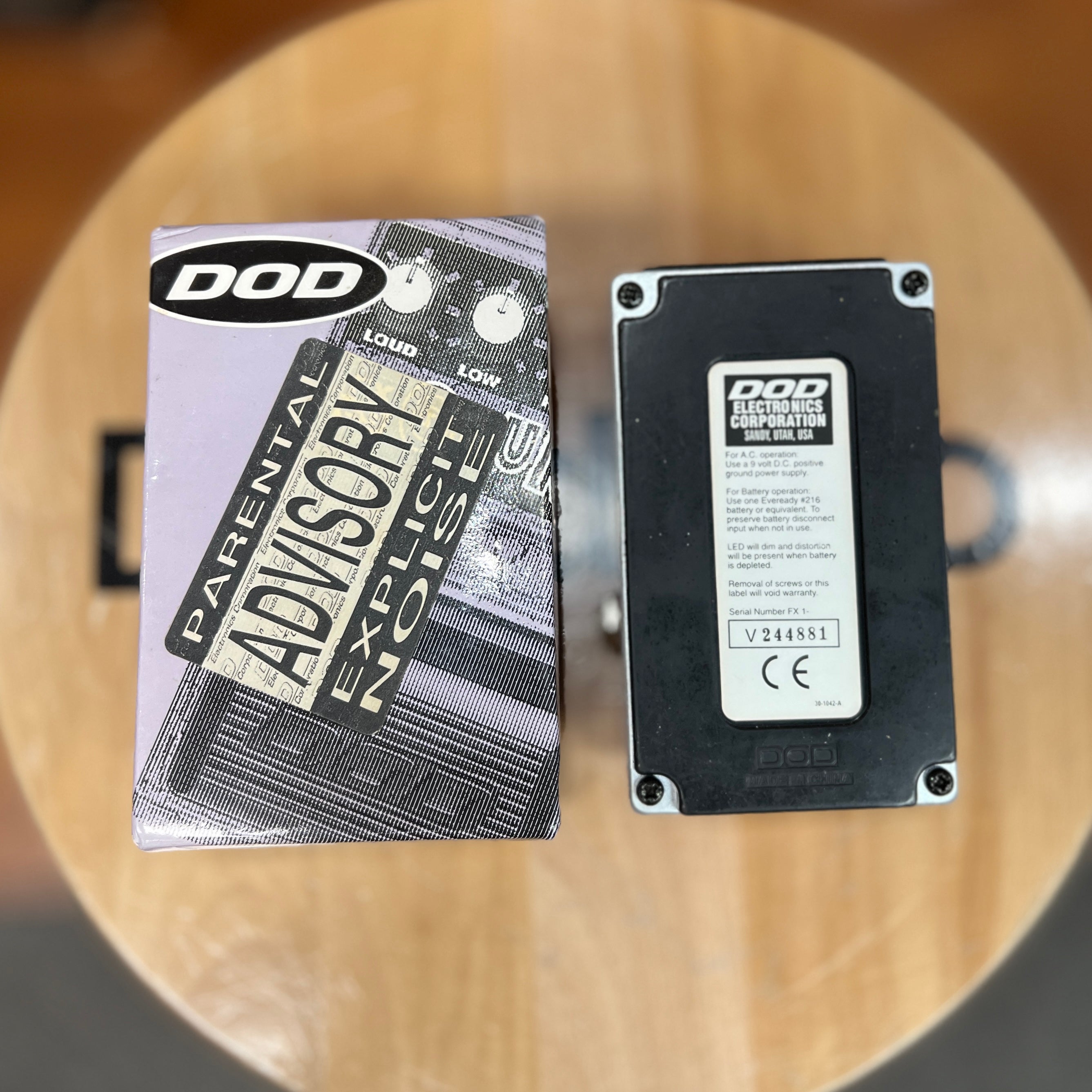 DOD FX69B Grunge グランジ VINTAGE DOD FX69B Grunge Pedal — Dirt Cheep