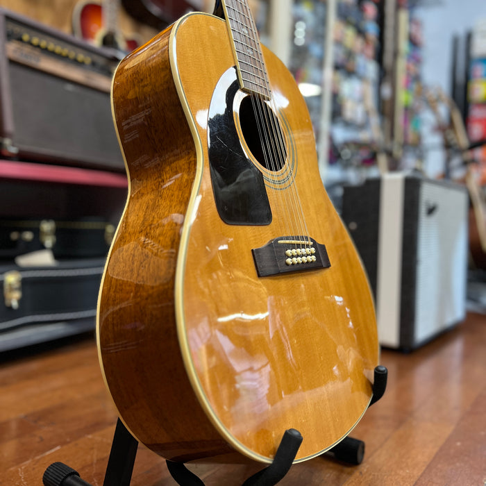 VINTAGE Epiphone AJ-18s L/H-12 Left Handed 12 String Acoustic Electric Guitar