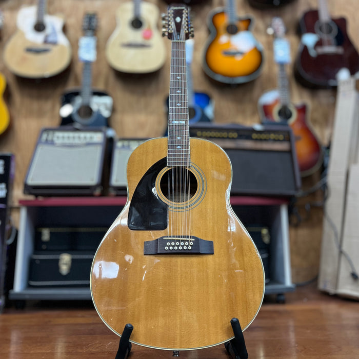 VINTAGE Epiphone AJ-18s L/H-12 Left Handed 12 String Acoustic Electric Guitar