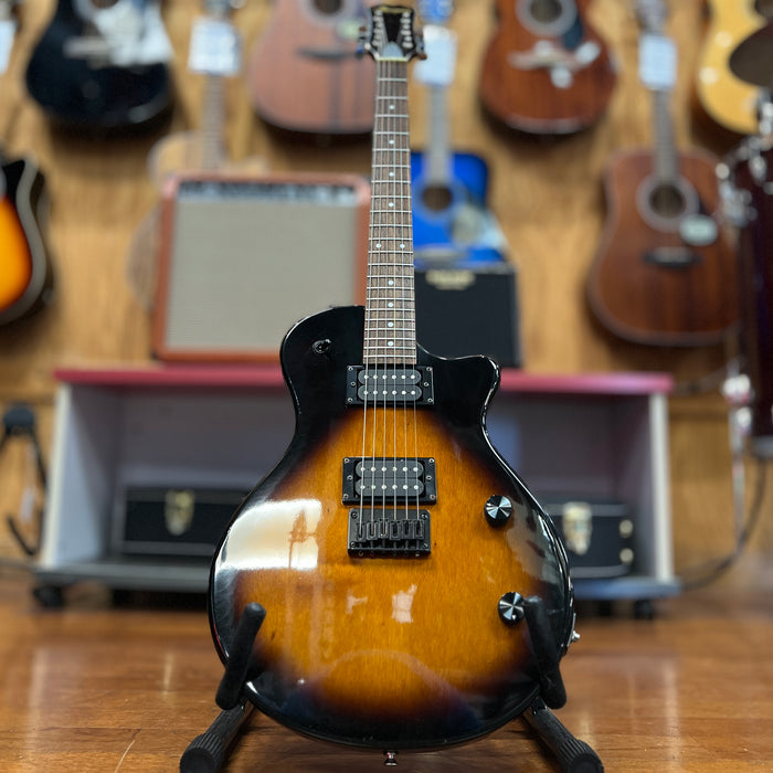 VINTAGE Harmony LP Special Copy Electric Guitar, Brown Burst