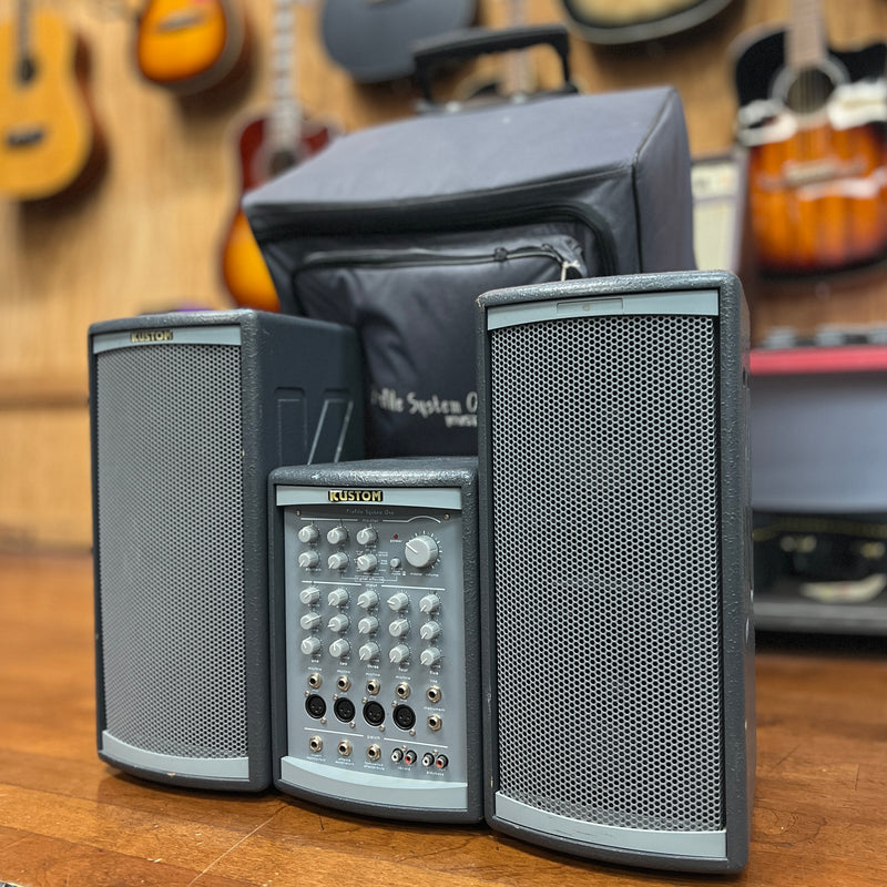 VINTAGE Kustom Profile System One Portable PA System w/ Travel Bag