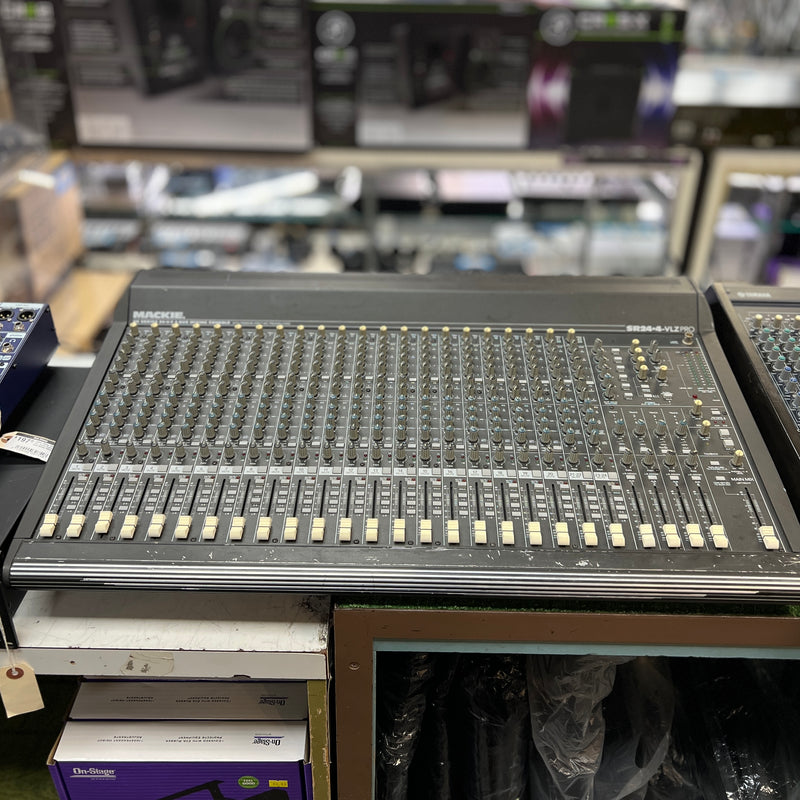 VINTAGE Mackie SR 24-4 -2 24-Channel 4 Bus Pro Audio Mixing Board
