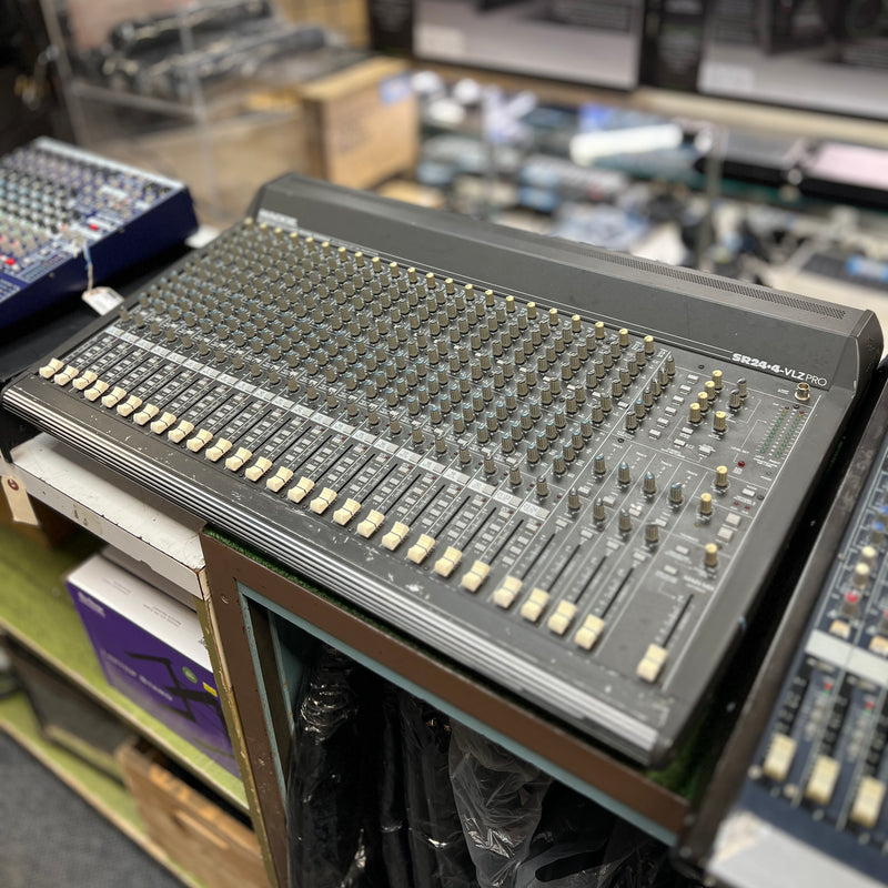VINTAGE Mackie SR 24-4 -2 24-Channel 4 Bus Pro Audio Mixing Board