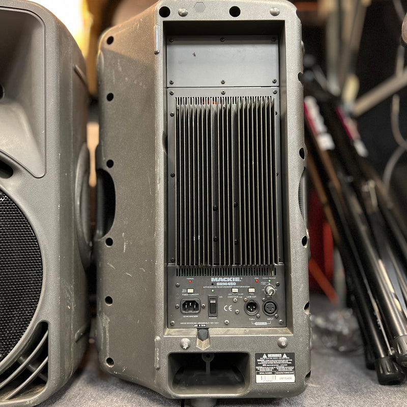 VINTAGE Mackie SRM450 Active Loudspeakers (Pair)