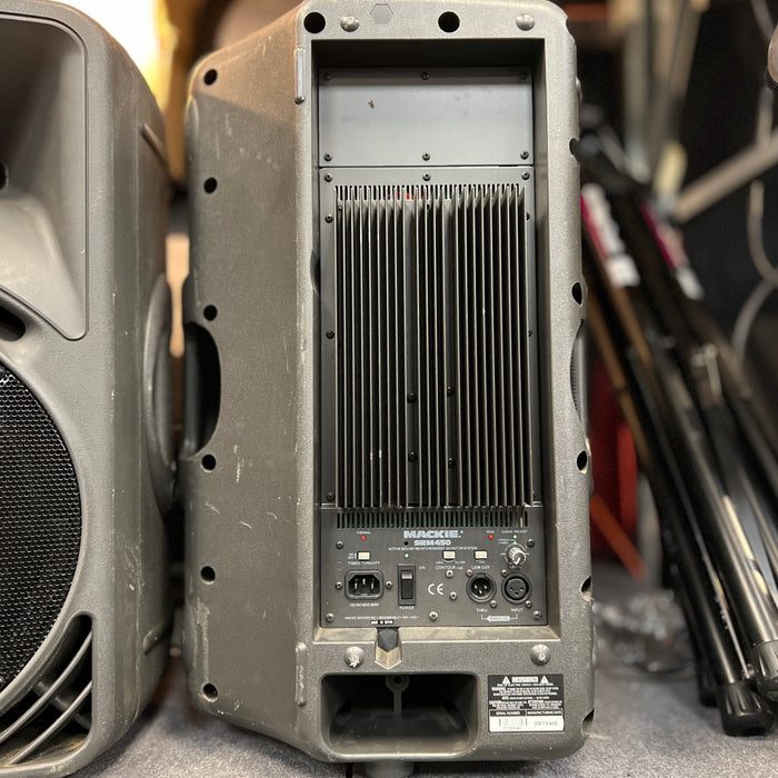 VINTAGE Mackie SRM450 Active Loudspeakers (Pair)