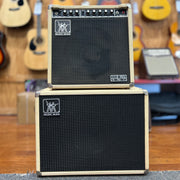 VINTAGE MusicMan RD-112 Combo Amp w/ Matching 1x12 Extension Cabinet, Blonde-Dirt Cheep