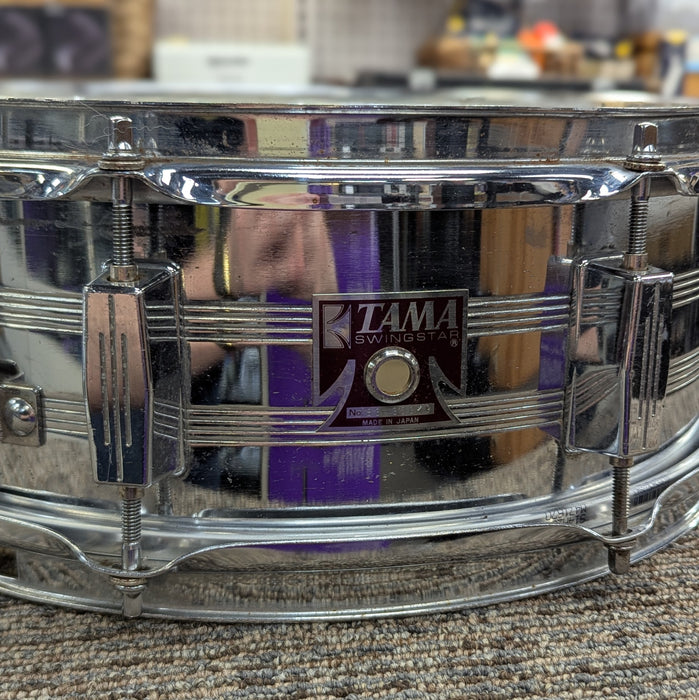 VINTAGE TAMA MIJ Swingstar 14x5 Steel Snare Drum, Japan