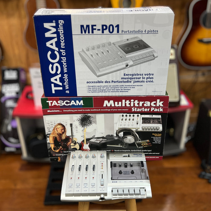 VINTAGE Tascam Multitrack Starter Pack w/ MF-P01 4-track Recorder - NE ...