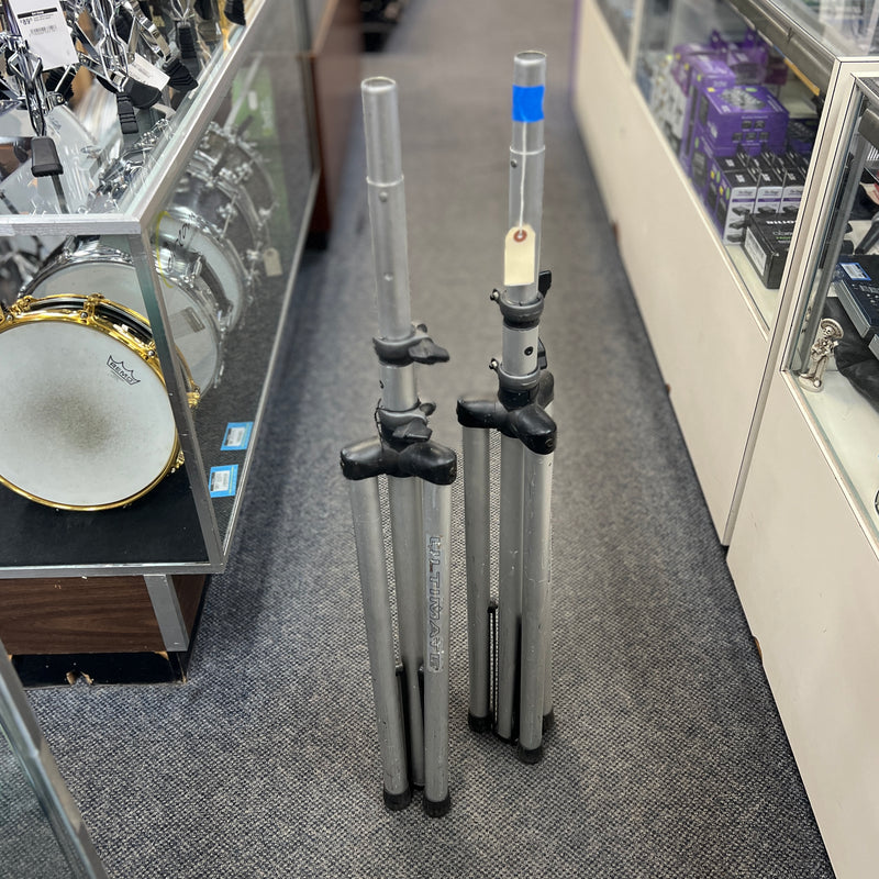 VINTAGE Ultimate Silver Speaker Stands (PAIR)