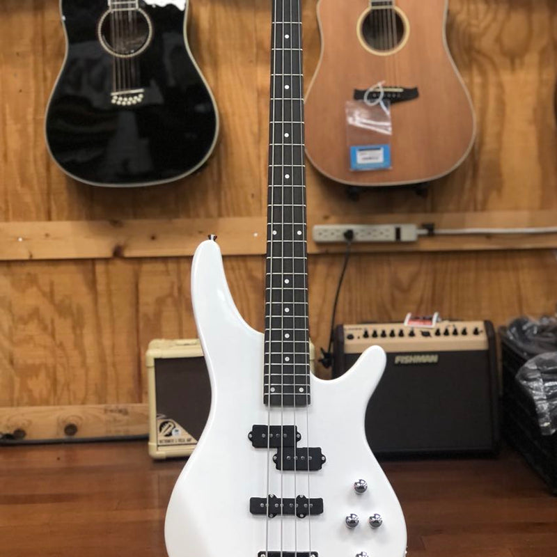 Vapor VB-WHT Full Size Bass Guitar, White