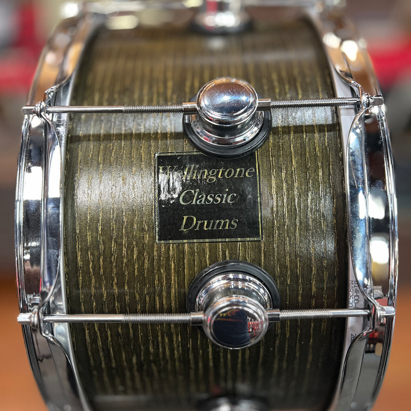 Wellingtone Classic 14"x 8" Red Oak Snare Drum, Camo Gold Green