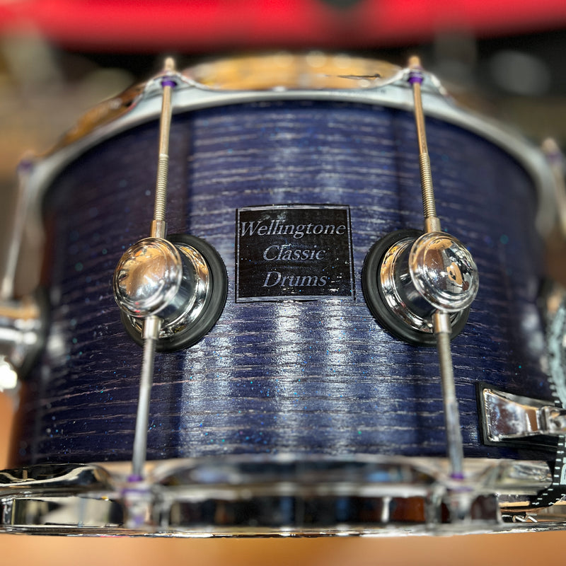 Wellingtone Classic 14"x 8" Red Oak Snare Drum, Grape Ape Sparkle